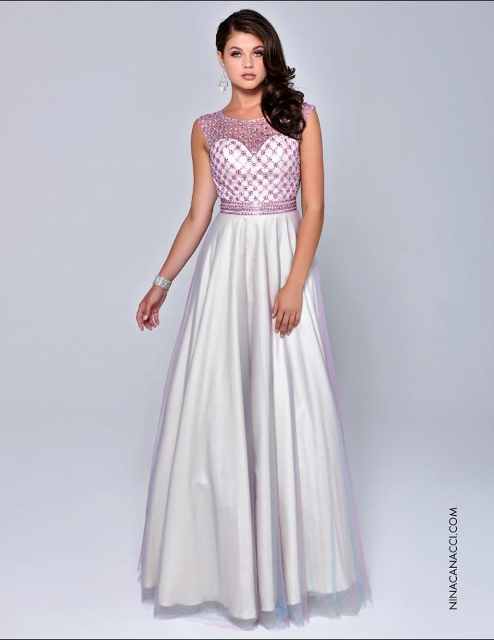 Nina Canacci - 7320 Dress In Pink/nude