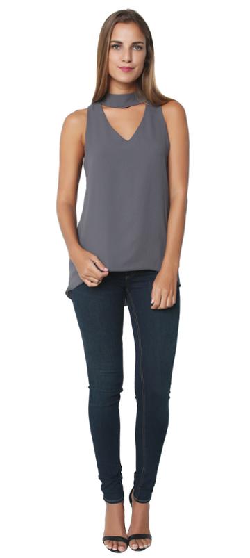 Veronica M - Choker Neck Tank