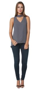 Veronica M - Choker Neck Tank