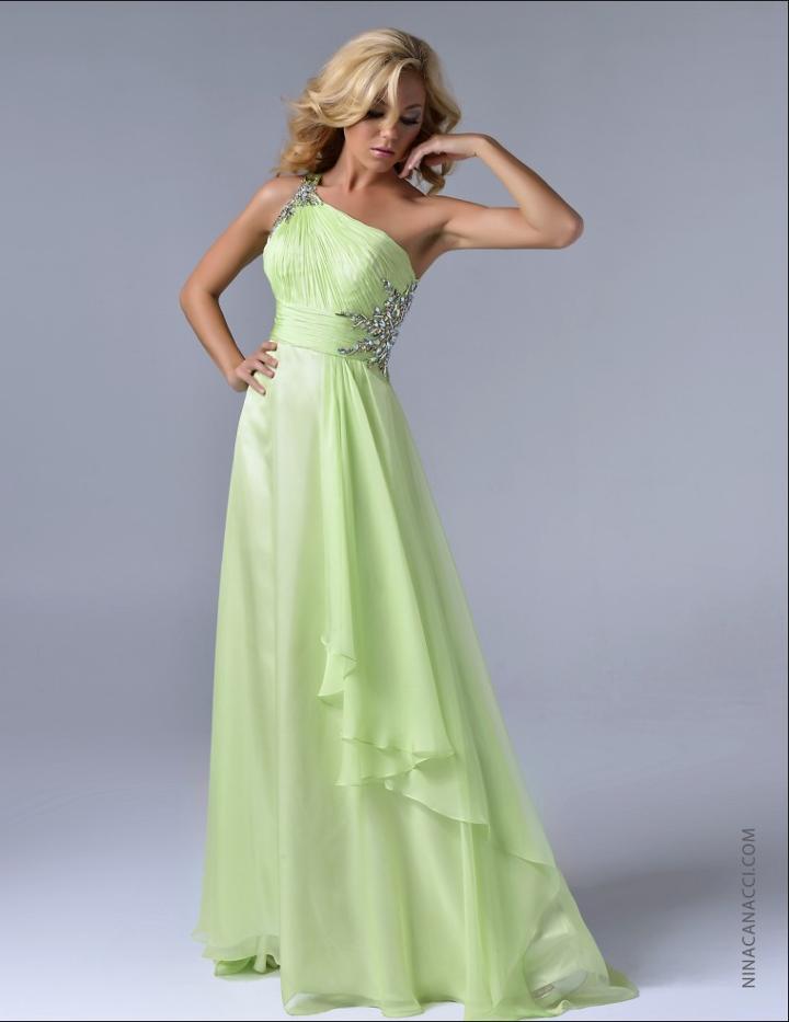 Nina Canacci - 1015 Dress In Light Green