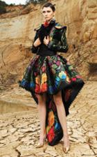 Mnm Couture - 2355 Fantasy Floral Cocktail Dress With Bolero Jacket