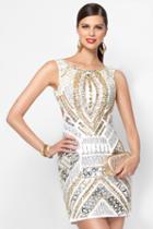 Alyce Paris Claudine - 2568 Dress In Diamond White Gold Silver