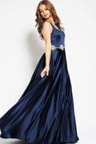 Jovani - 51584 Sleeveless Crystal Beaded A-line Gown