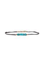 Heather Gardner - Pave Double Diamond Turquoise Choker