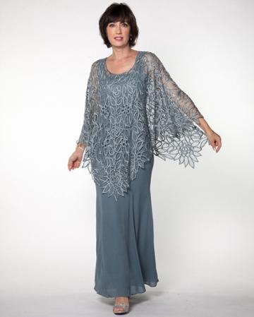 Soulmates - C881 Silk Croched Poncho