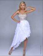 Nina Canacci - 7016 Dress In White/nude