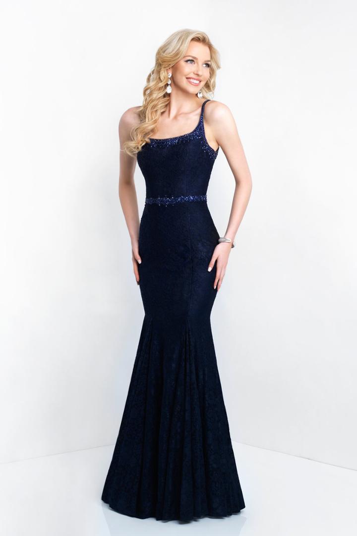 Blush - 11519 Fitted Lace Evening Dress