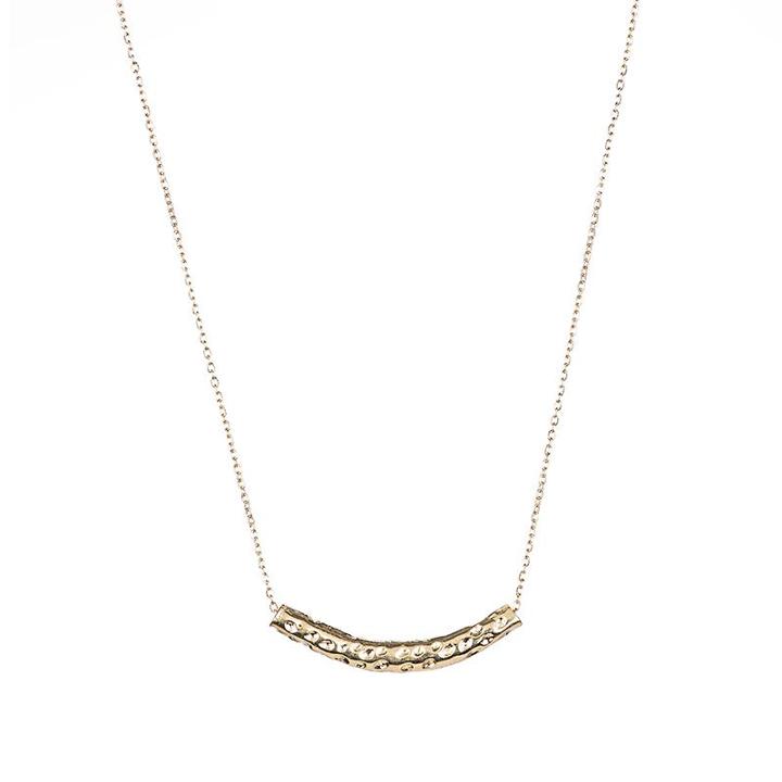Ashley Schenkein Jewelry - Telluride Hammered Tube Necklace