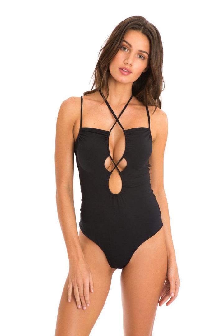 Poema Swim - Black Zara One-piece