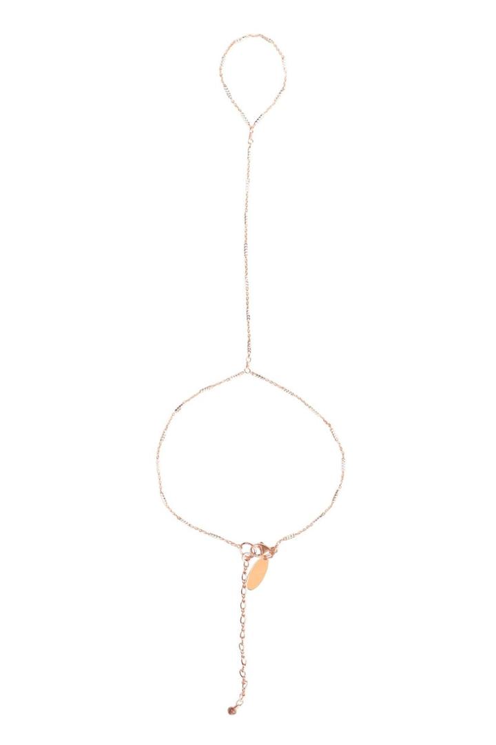 Heather Gardner - Sunburst Hand Chain In Gold W/silver Or Rose Gold W/silver
