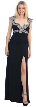 Stunning Beaded Sweetheart Neck Sheath Gown