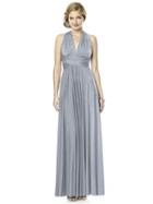 Dessy Collection - Shimmertw2 Dress In Platinum Silver