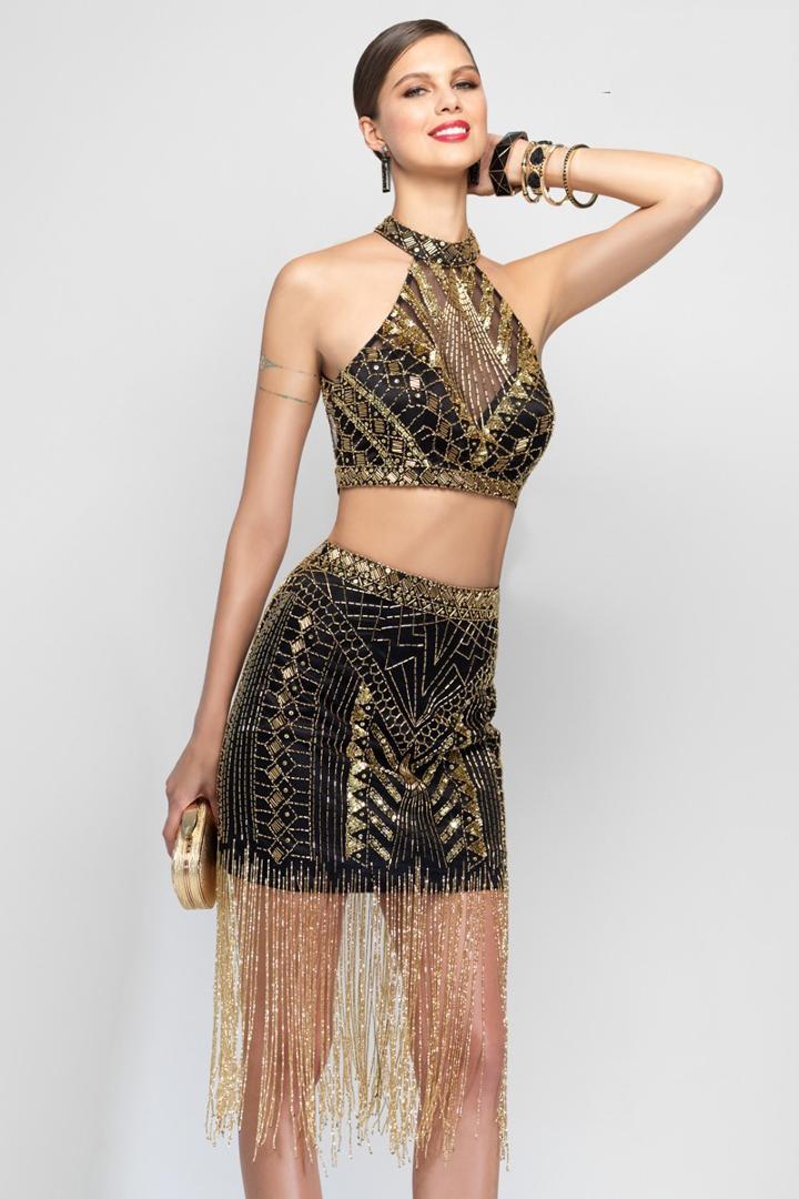 Alyce Paris Claudine - 2567 Dress In Black Gold