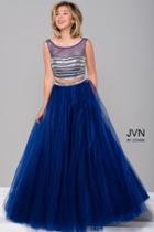 Jovani - Gorgeous Two-piece Beaded Ball Gown Dress Jvn30023