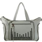 Joelle Hawkens By Treesje - Robertson Satchel Lamba Cow / Pale Gray