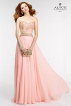 Alyce Paris - 6571 Prom Dress In Rosewater Gold
