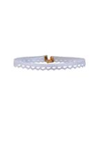 Heather Gardner - Aster Lace Choker In White