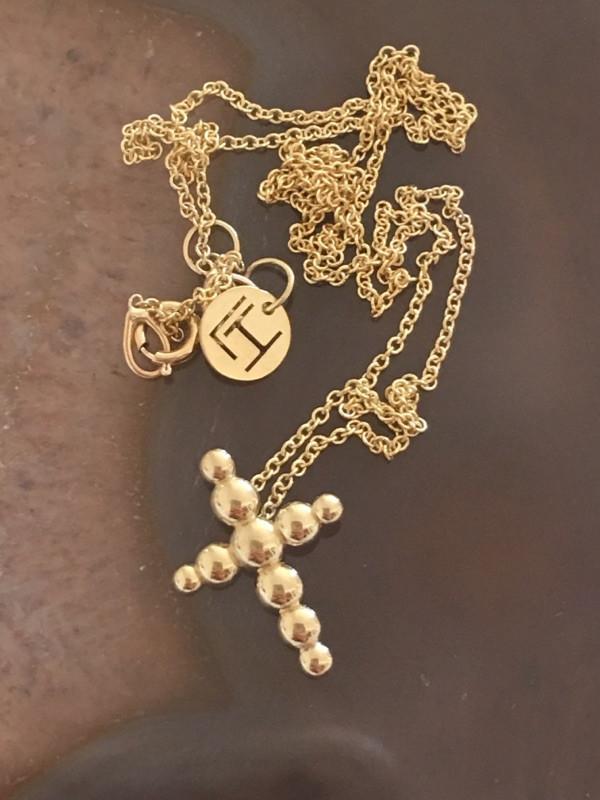 Logan Hollowell - Solid Celestial Cross Necklace