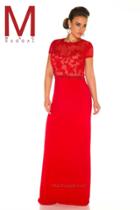 Mac Duggal - 65473 F Red/nude