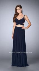 La Femme - Sultry Sleeveless Sweetheart Jersey Dress 23986