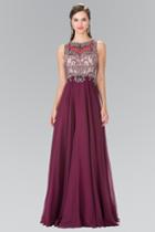 Elizabeth K - Beaded Long Dress Gl2273