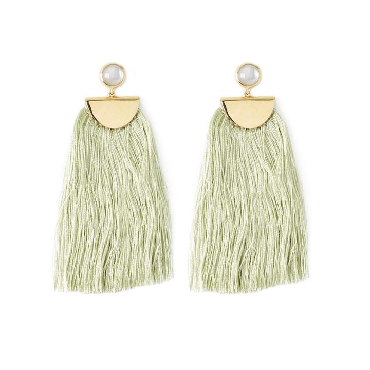 Margaret Elizabeth - Avery Tassel Celadon