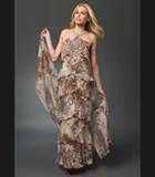Daymor Couture - Halter Neck Printed Dress 3461