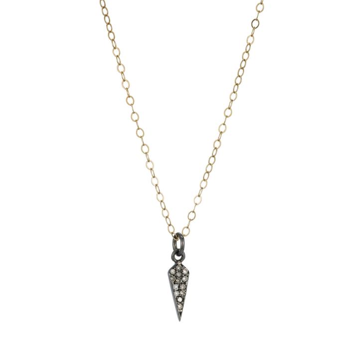 Ashley Schenkein Jewelry - Brooklyn Diamond Dagger Necklace