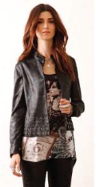 Sw3 - Grommet Radley Faux Leather Jacket