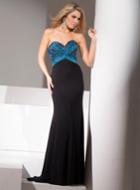 La Gala Prom By Mon Cheri - 115545 Long Dress In Black Blue