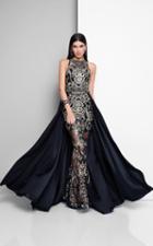 Terani Couture - Stunning Sleeveless Bateau Neck Polyester Mermaid Gown 1712e3648