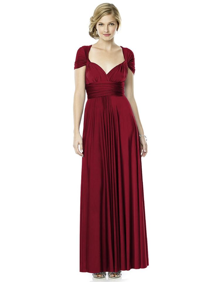 Dessy Collection - Mj-twist2 Dress In Claret