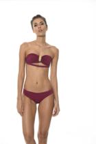 2017 Malai Swimwear - Sangria Ruched Bottom B00276