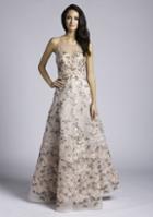 Lara Dresses - 33629 Lovely Floral Embellished A-line Gown