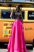 Angela And Alison - Delicate Lace Bateau A-line Long Evening Gown 771113