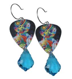 Femme Metale Jewelry - Guitar Pick Earrings Hendrix