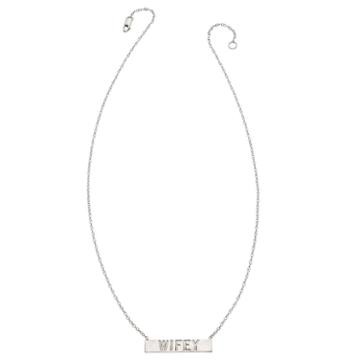 Heather Hawkins - Love Token Necklace In Wifey