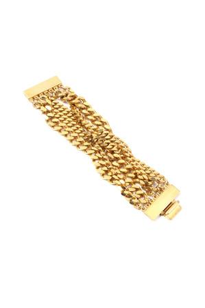 Ben Amun Twisted Gold Chain Bracelet