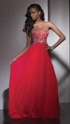Clarisse - 2566 Jewel Embellished Strapless Sweetheart Gown