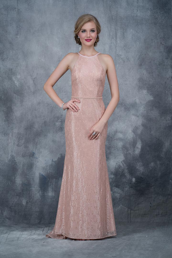 Nina Canacci - 2157 Halter Neck Sheath Gown