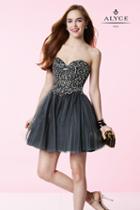 Alyce Paris Homecoming - 3673 Dress In Charcoal