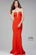 Jovani - Strapless Plunging Sweetheart Neck Dress Jvn31607