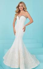 Tiffany Homecoming - Lovely Shimmer-showered Strapless Gown 16214
