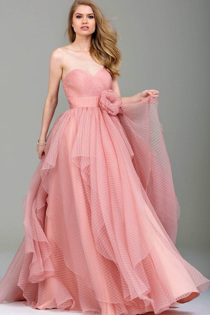 Jovani - 55906 Ruched Sweetheart A-line Dress