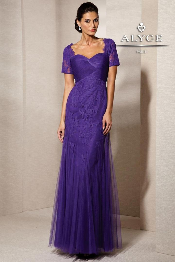 Alyce Paris Mother Of The Bride - 29594 Dress In Purple