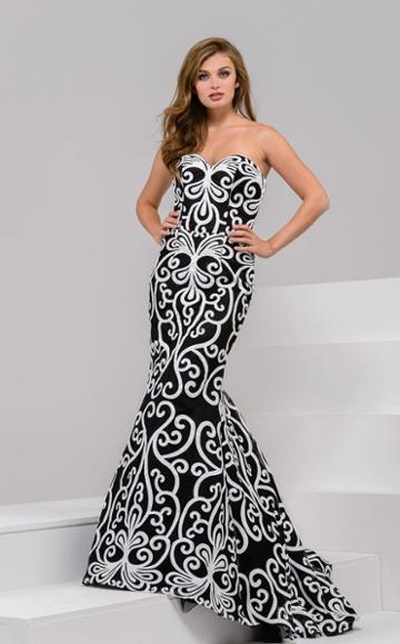 Jovani - 37587 Strapless Mermaid Gown