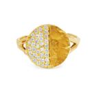 Logan Hollowell - New! 18k First Quarter Moon Phase Coin Ring
