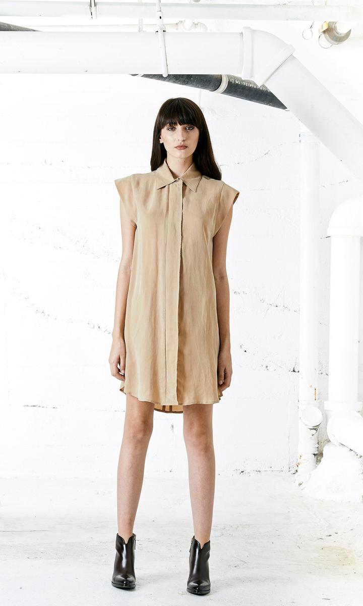 Again Collection - Linden Tunic In Neutral