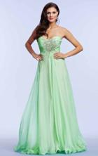 Mac Duggal Couture - 78437m Ornate Strapless Overlay Gown