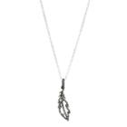 Ashley Schenkein Jewelry - Brooklyn Diamond Feather Necklace